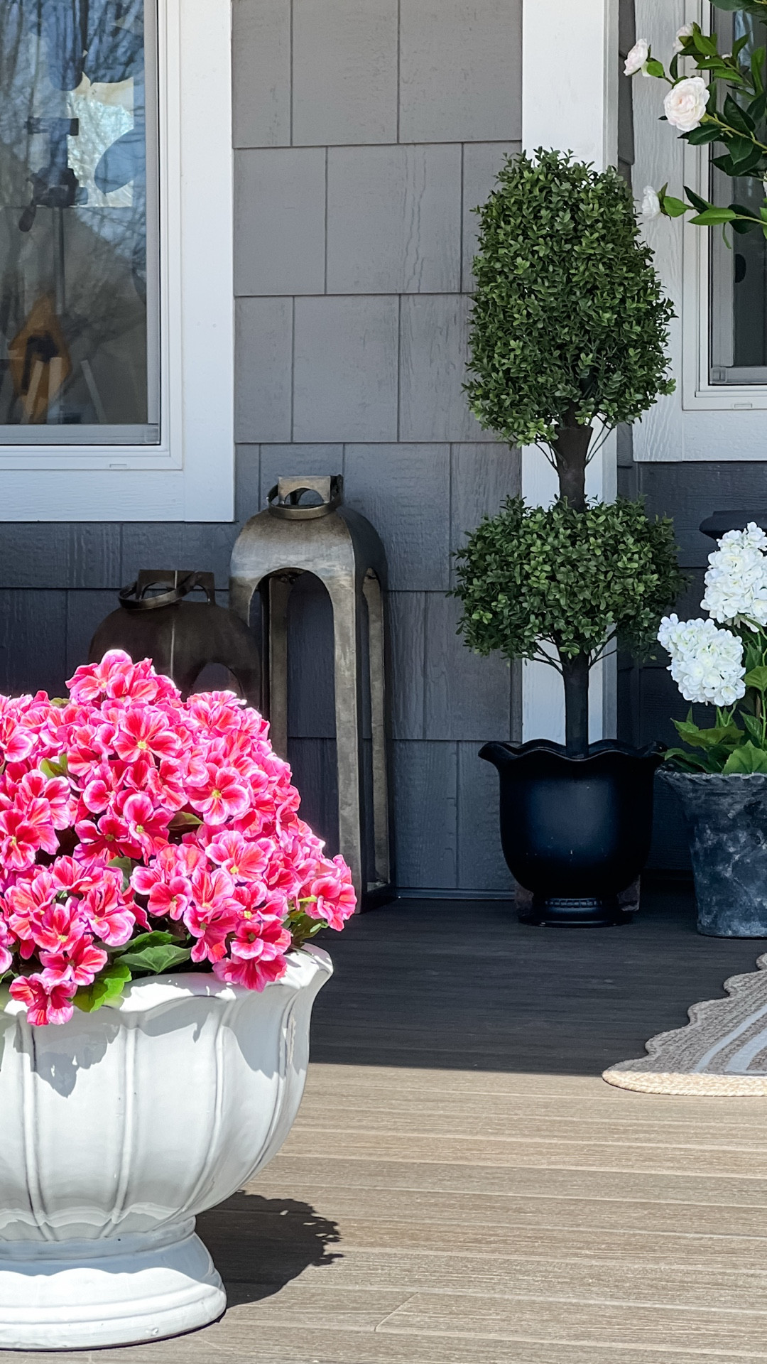 Faux porch plants are one of my favorite ways to add instant charm without the upkeep. They bring life and softness to an entry, creating a welcoming feel that looks beautiful in every season. I love how they offer that fresh, styled look year-round—no watering, no worries—just effortless greenery that always feels polished and inviting. 

 

#LTKSeasonal #LTKSaleAlert #LTKHome