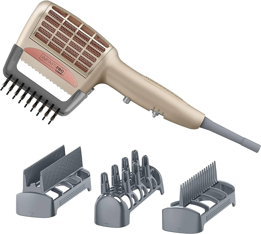 INFINITIPRO BY CONAIR 4-in-1 Frizz Free Styling Hair Dryer, 1875W Hair Dryer and 4 Attachments   ... | Amazon (US)