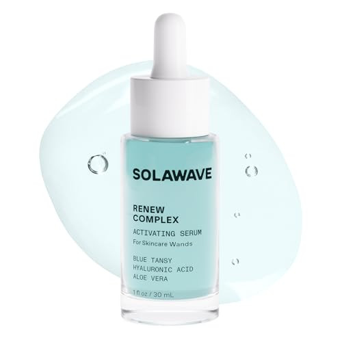 Solawave Renew Complex Serum for Face & Neck | Boost the Effects of Solawave Facial Wand | Red Light Therapy for Face & Microcurrent Facial Device for Anti-Aging & Skin Tightening | Solawave Original | Amazon (US)