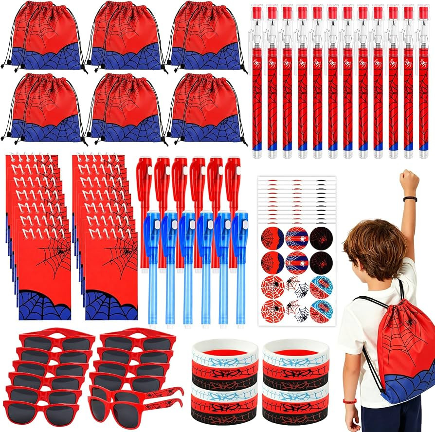 84 Pcs Spider Theme Party Favors, Back to School Classroom Prizes for Kids | Amazon (US)