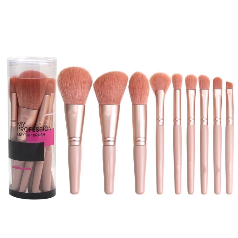 9pcs Makeup Brush Set Professional Powder Blush Eyeshadow Concealer Lip Eye Make Up Brush Cosmeti... | Walmart (US)
