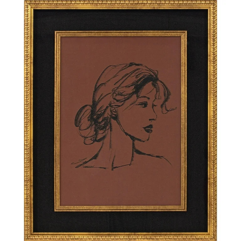 My Texas House Fierce Femme Sketch Framed Art 16x20 | Walmart (US)