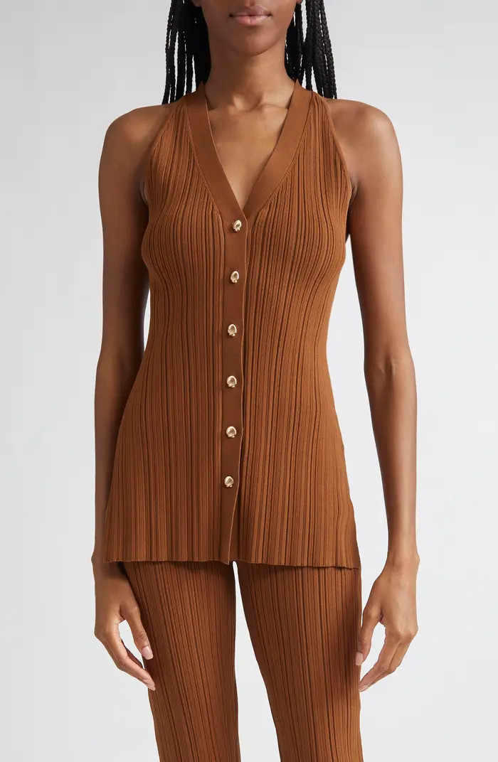 Veronica Beard Dax Variegate Rib Sweater Vest | Nordstromrack | Nordstrom Rack