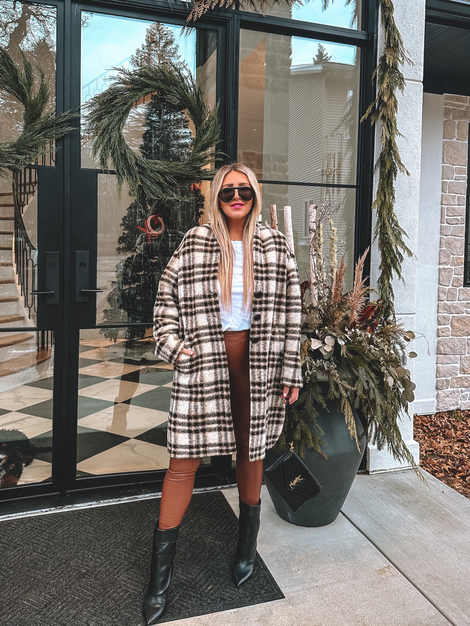 The perfect basics paired with this amazing coatigan… all from @saks! #saks #sakspartner 