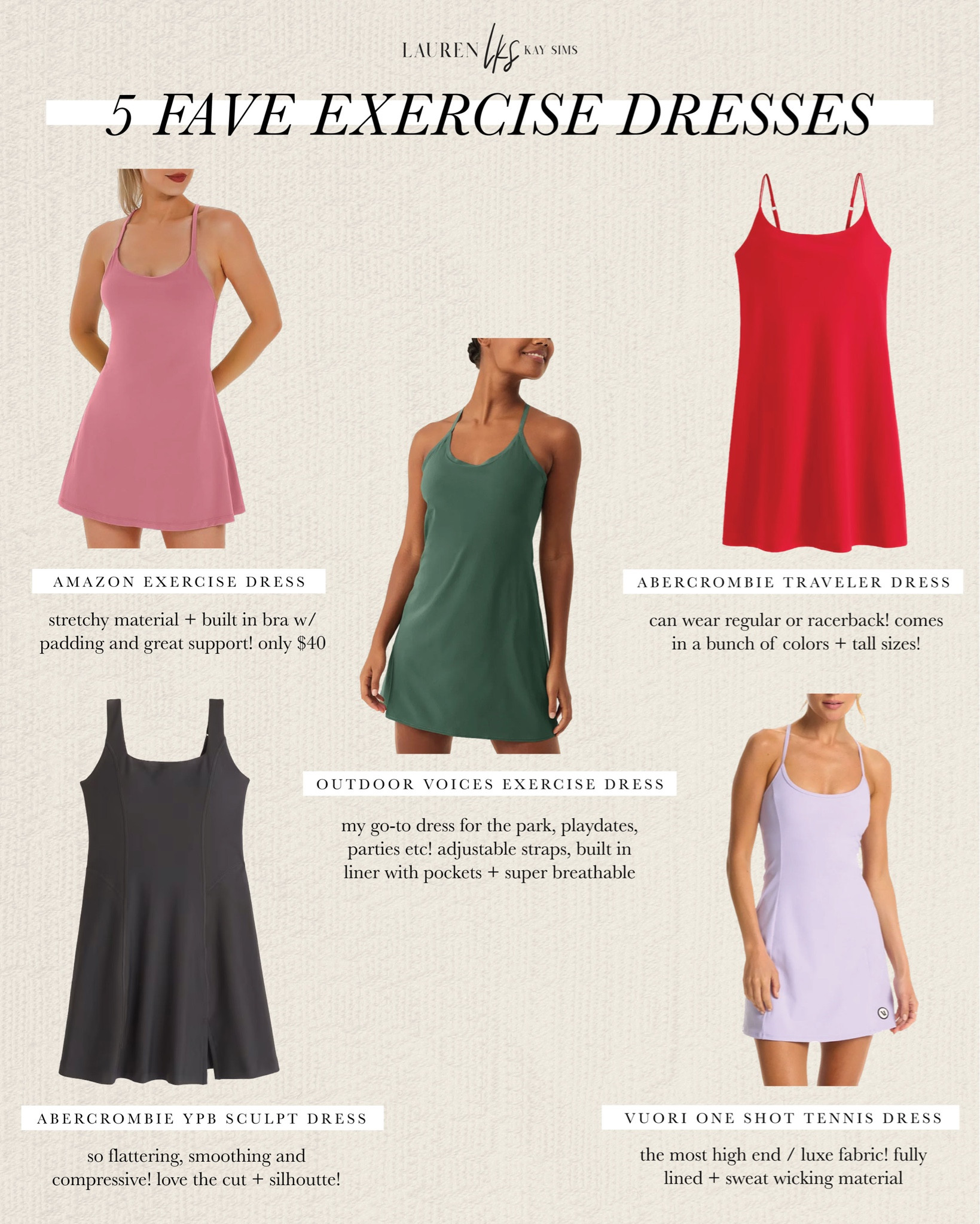 my 5 favorite exercise dresses 🩷

#LTKunder50 #LTKunder100 #LTKFind
