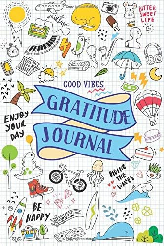 Good Vibes Gratitude Journal: For Teens, Tweens, Boys, Girls, Kids - Cute Mindfulness Diary with ... | Amazon (US)