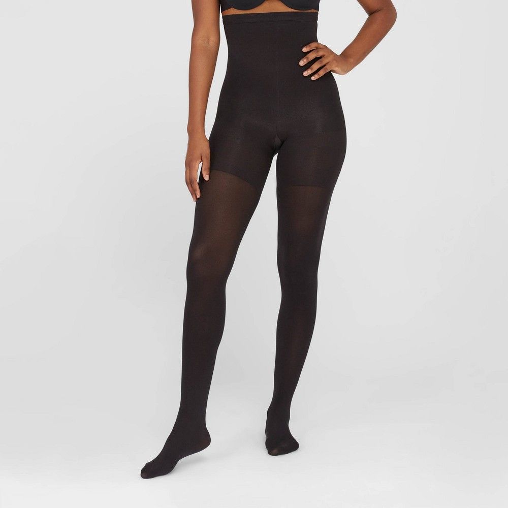 ASSETS by SPANX Women's High-Waist Shaping Tights - Black 5 | Target