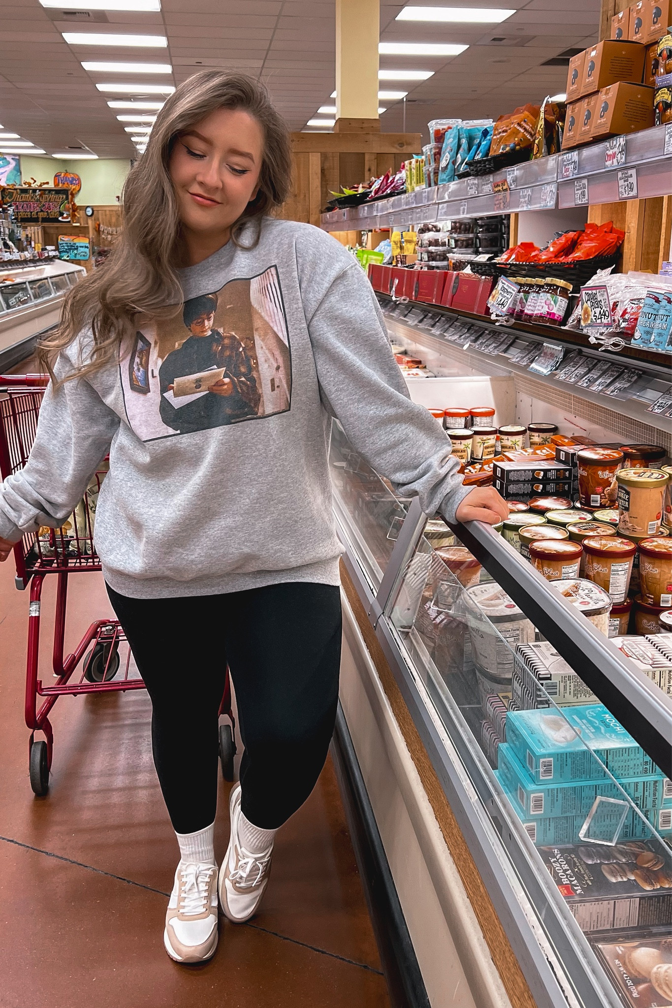 Because it’s not fall without a Harry Potter sweatshirt 😌 linking my favorite black leggings and neutral sneakers, too! 

#LTKmidsize #LTKcurves #LTKunder50