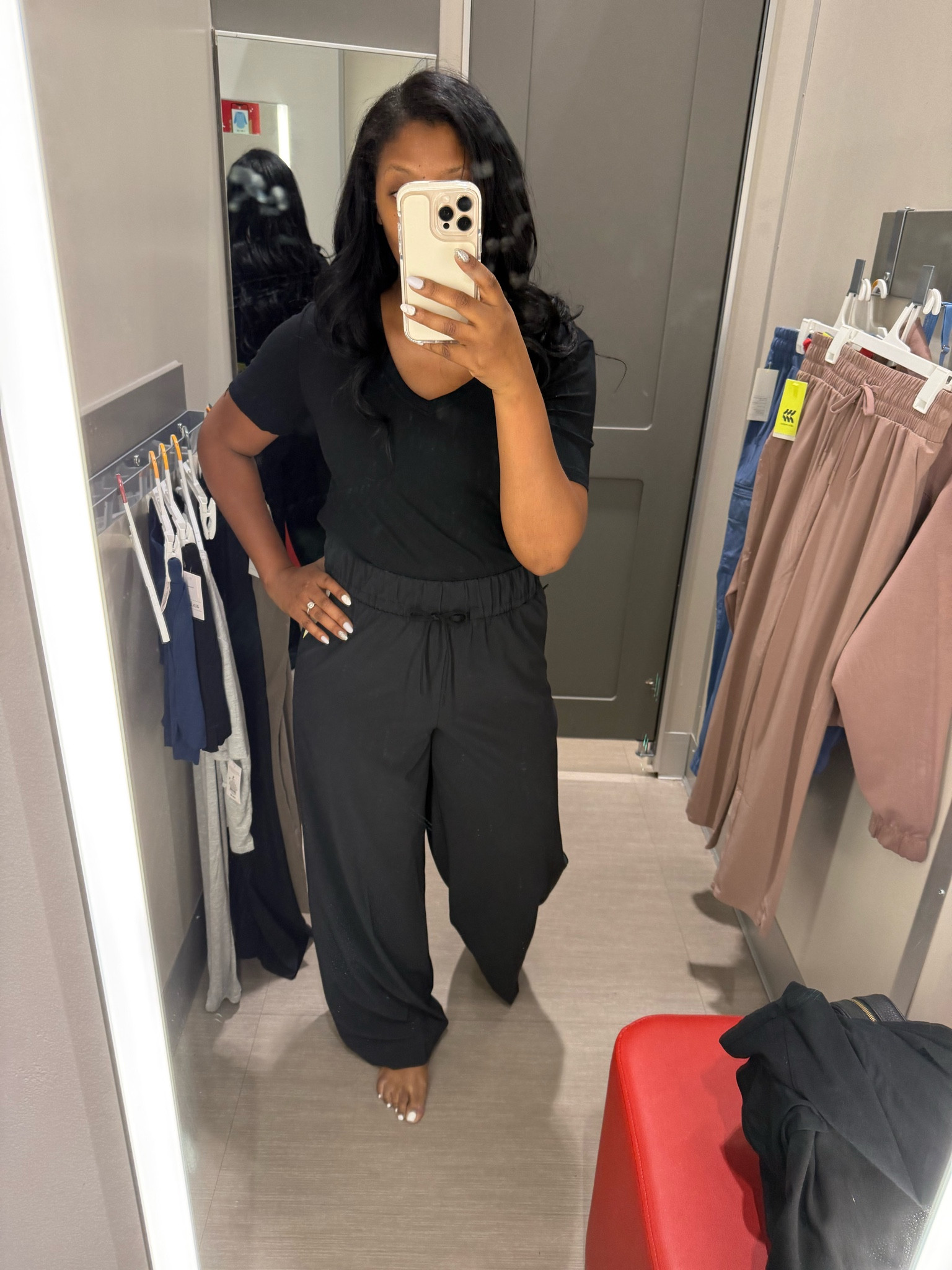 Black wide leg athleisure pants. Target circle week. Sales 

#LTKActive #LTKStyleTip #LTKFindsUnder50