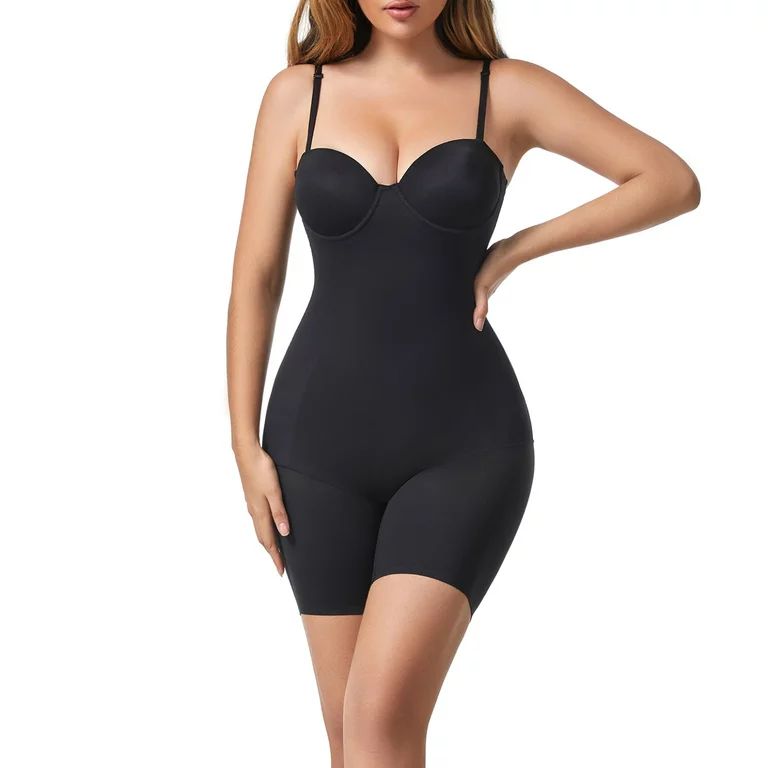 Defitshape Women's Backless Shapewear Butt Lifting Body Shaper Tummy Control Slimming Cami Firm S... | Walmart (US)