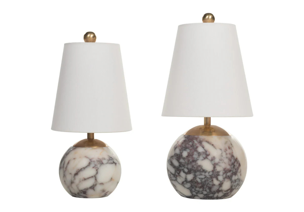 PENNY LAMP | Calacatta Viola | Alice Lane Home Collection