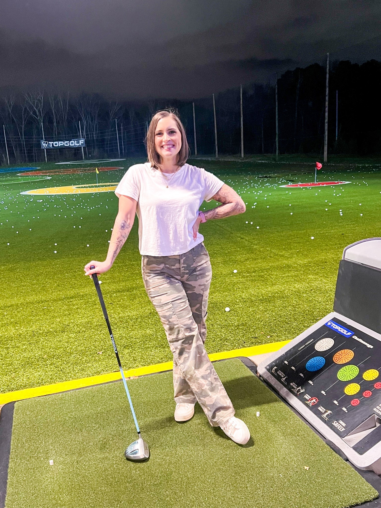 Finally got to go to Topgolf and it was so fun! Wanted to be casual so wore these cute cargo pants! I’m wearing a small  

#LTKootd #LTKdayinmylife #LTKActive