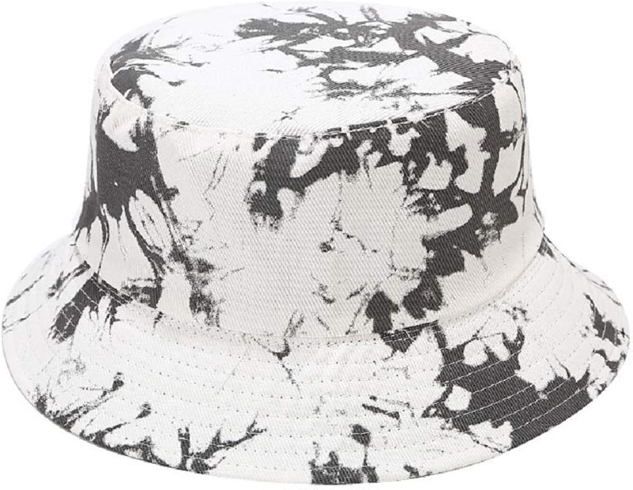 Tie Dye Bucket Hat Reversible Cotton Multicolored Fisherman Cap Packable Sun Hat | Amazon (US)