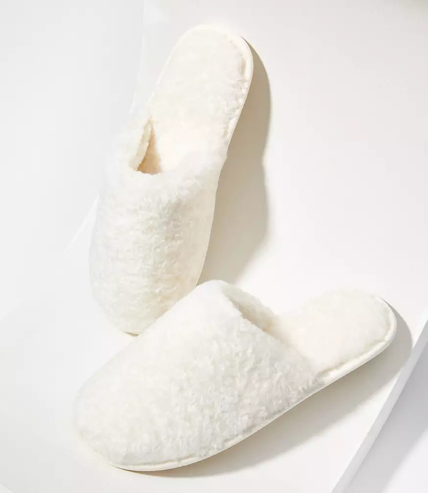 Cozy Fleece Slippers | LOFT | LOFT