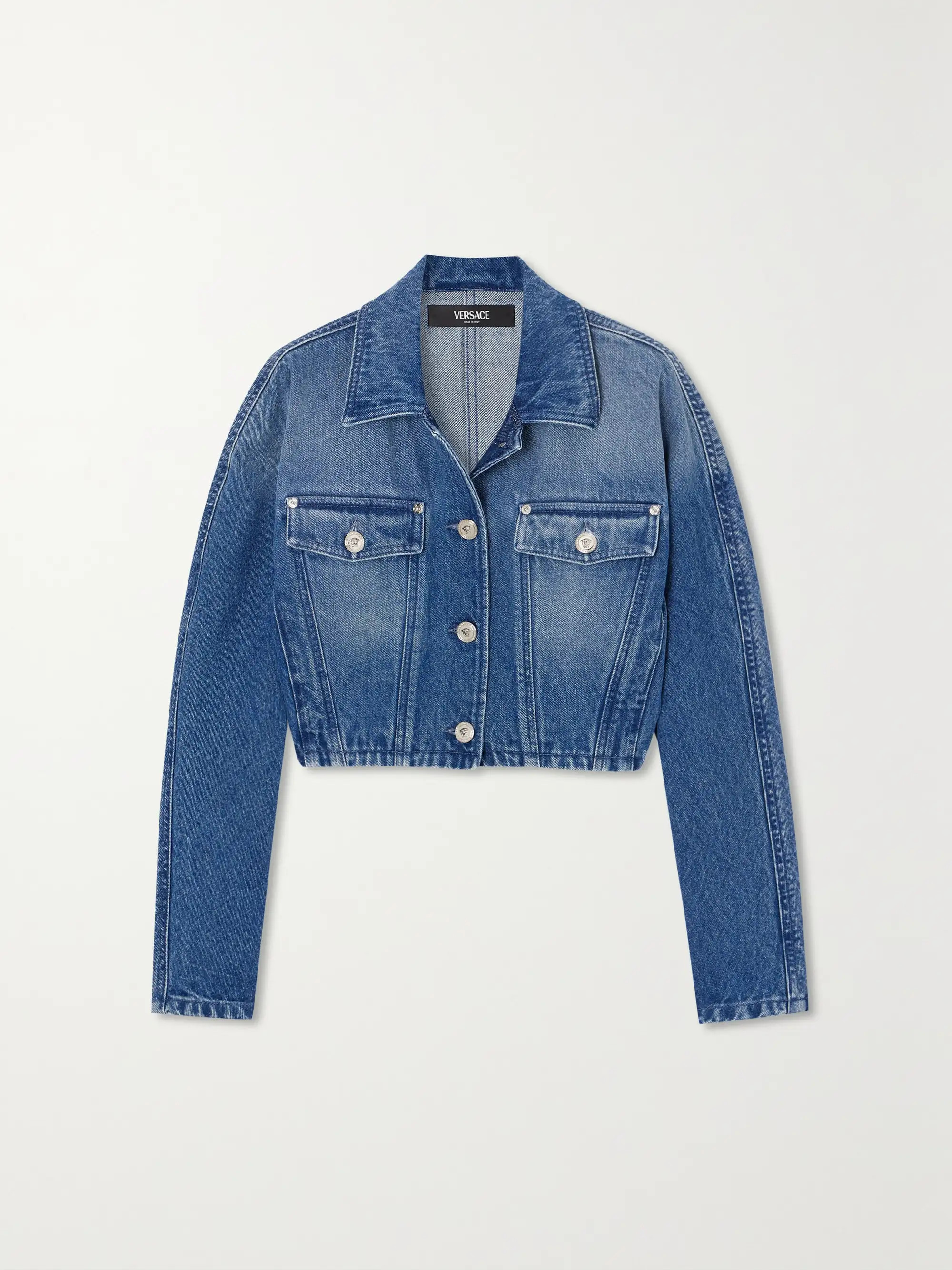 Cropped denim jacket | NET-A-PORTER (UK & EU)