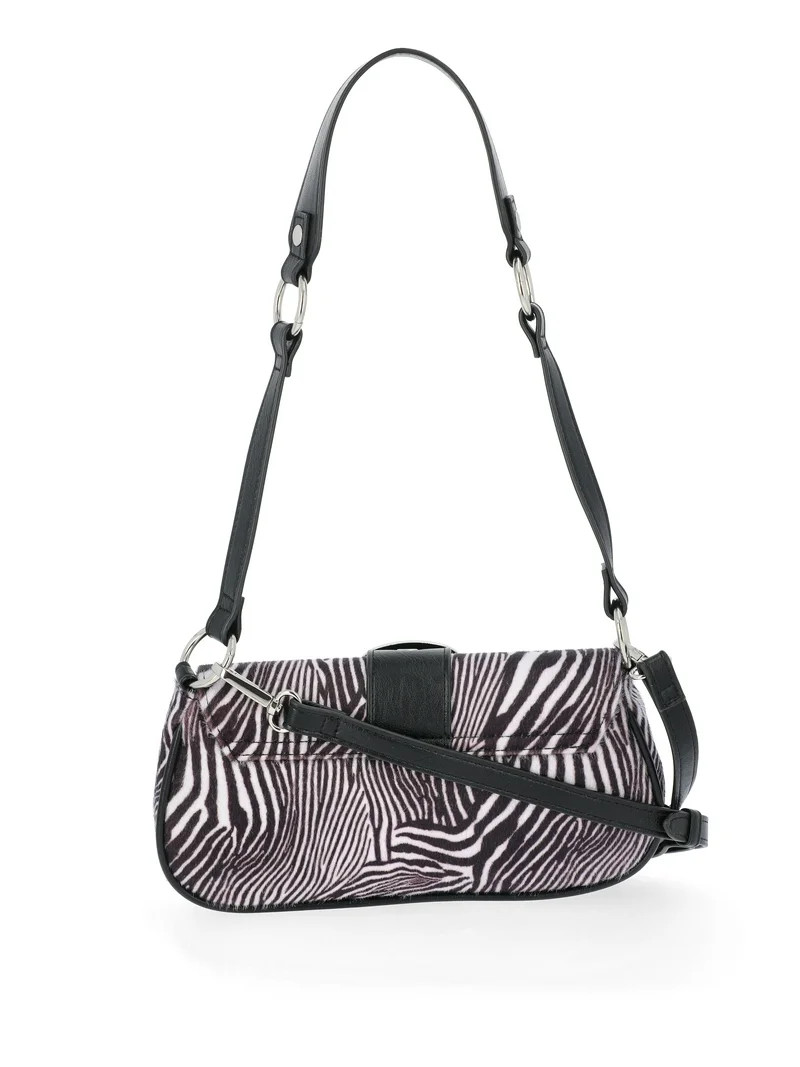 No Boundaries Women's Shoulder Bag, Zebra | Walmart (US)