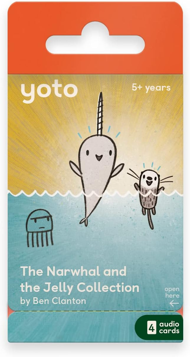 Yoto The Narwhal & Jelly Collection by Ben Clanton – 8 Kids Audio Cards for Use with Player & M... | Amazon (US)
