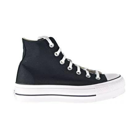Converse Women s Chuck Taylor All Star Platform High Top Sneaker Black/White/White 9 M US | Walmart (US)