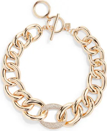 Pavé Link Statement Collar Necklace | Nordstrom