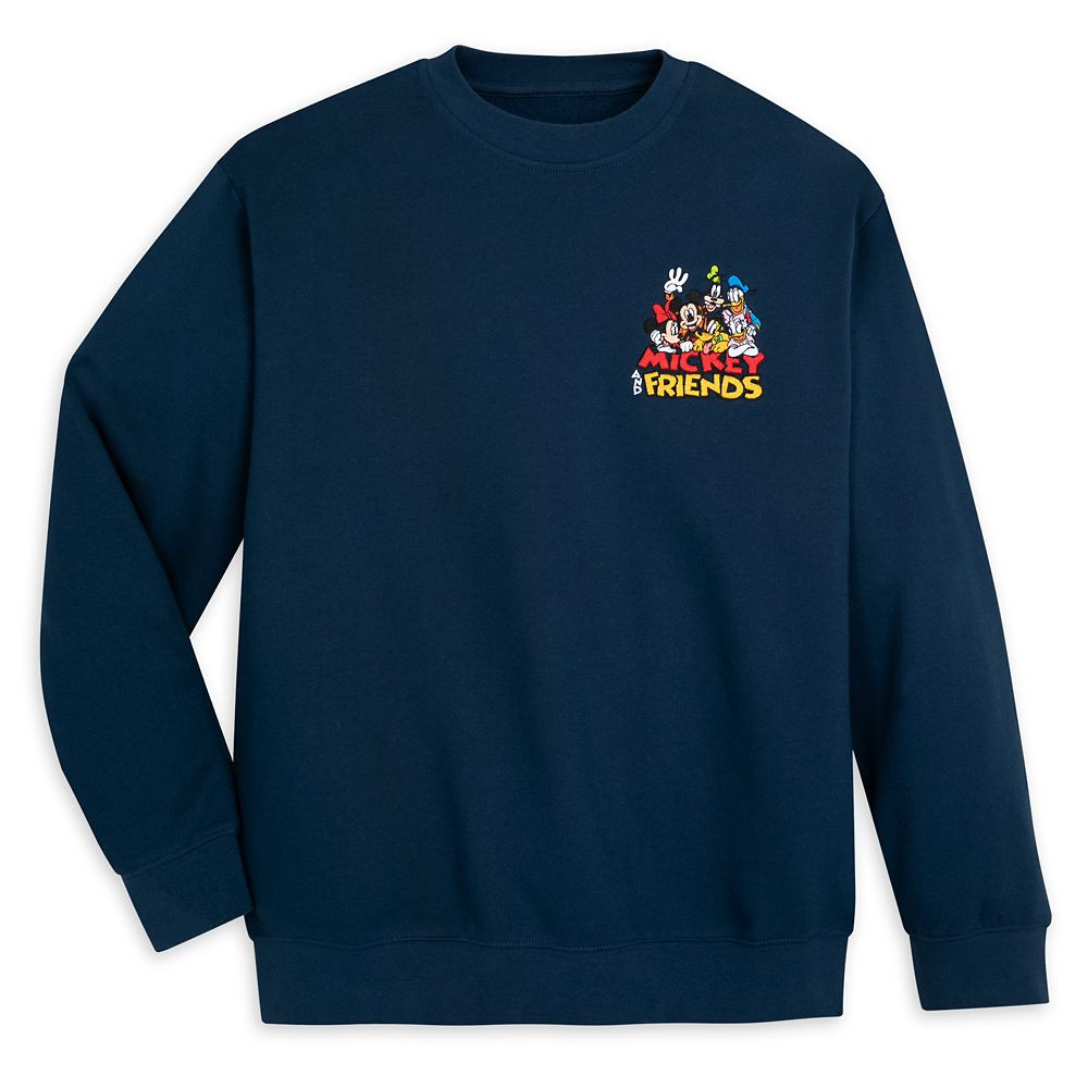 Mickey Mouse and Friends Pullover Sweatshirt for Adults | Disney Store