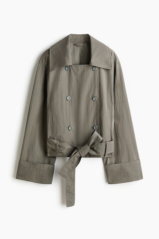 H & M - Trench-Look Jacket - Green | H&M (US, CA, MX)