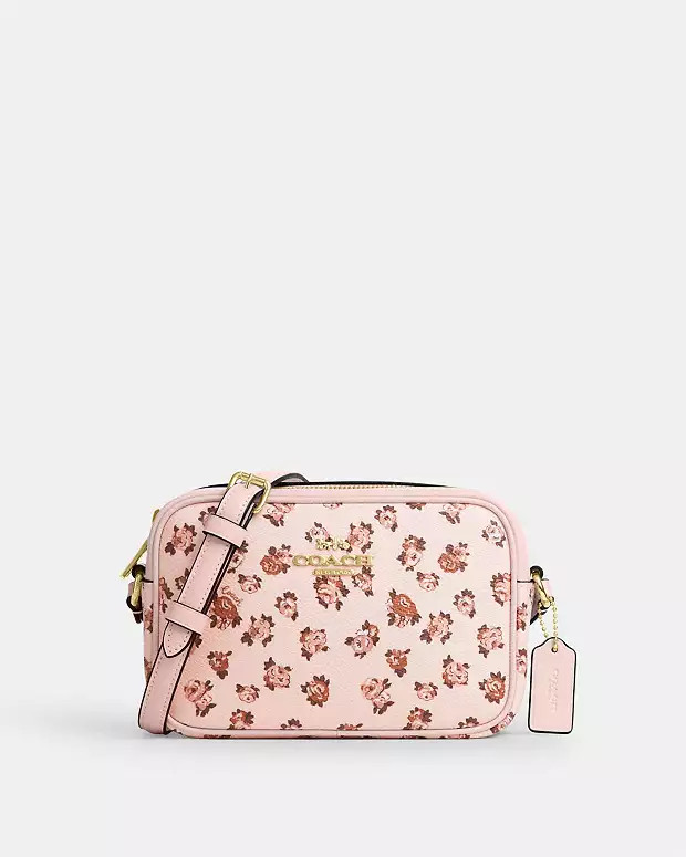 Mini Jamie Camera Bag With Rose Print | Coach Outlet US