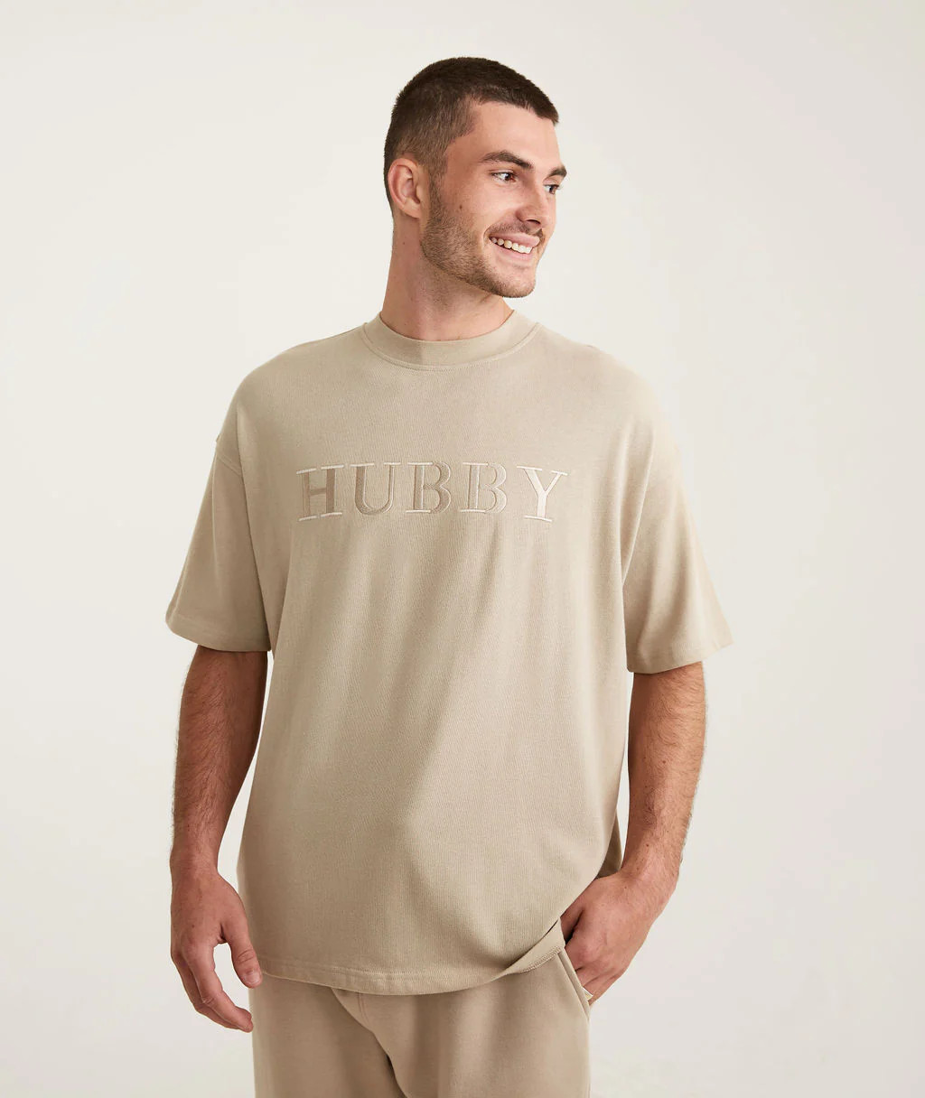 Hubby Tee - Stone | Six Stories - M | Six Stories