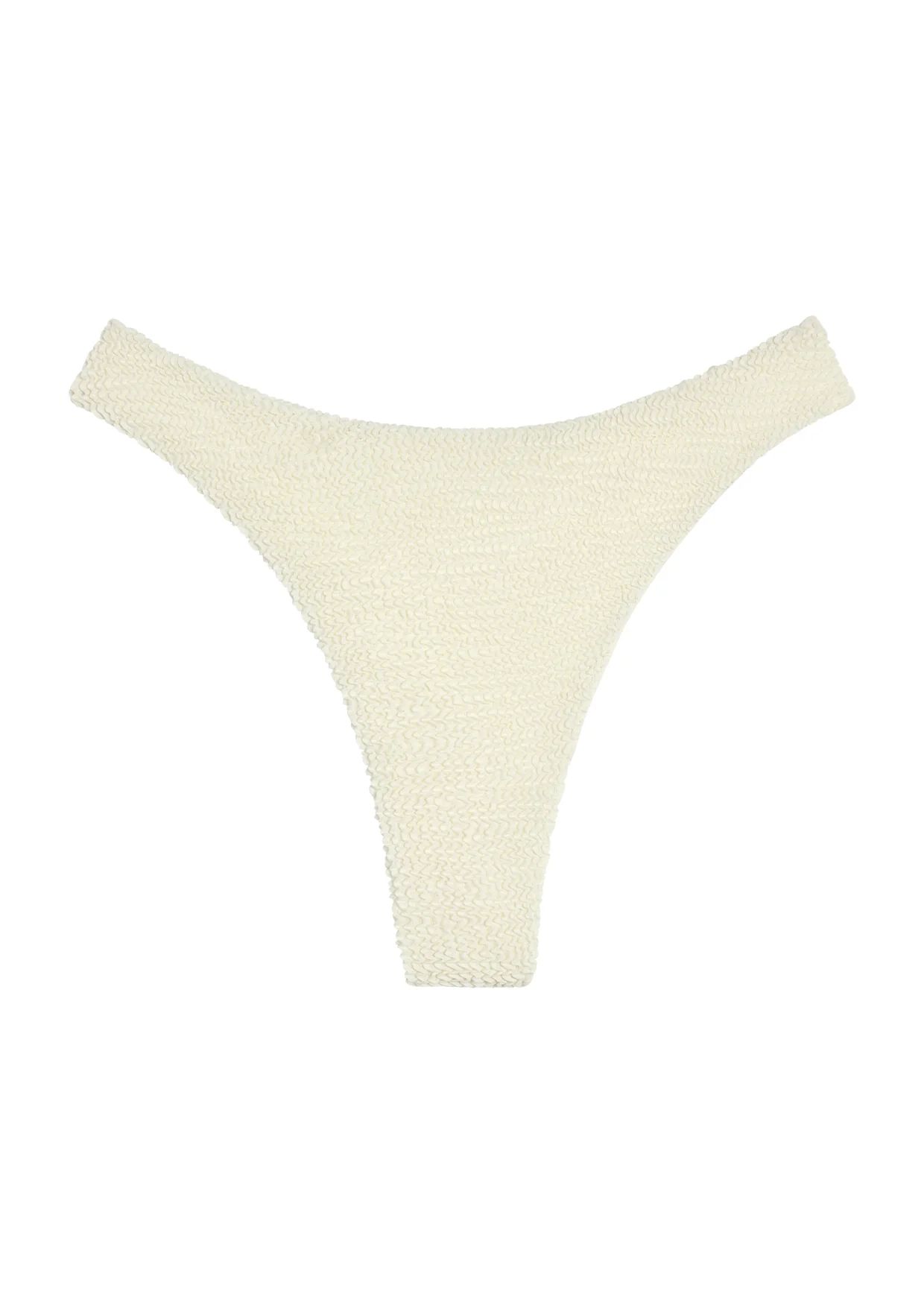 Capri Thong - Ivory Crinkle | Monday Swimwear