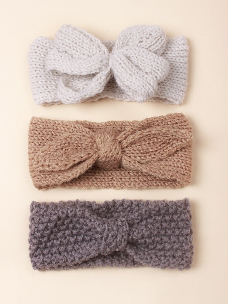 3pcs Baby Braided Hairband | SHEIN