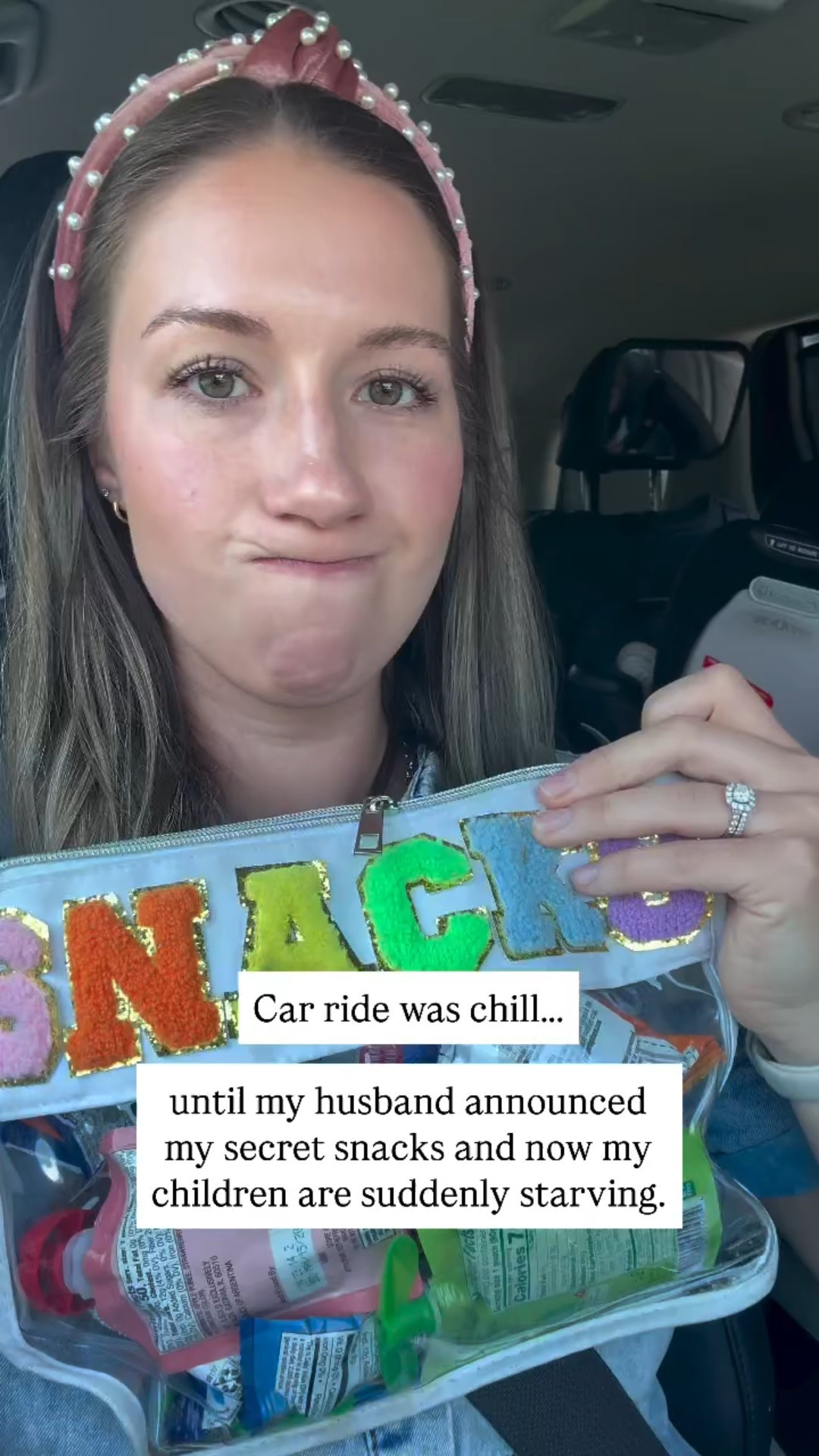 Screaming, crying, the whole way home. 🫠

#momlife #amazonfinds #snacks #snacksforkids