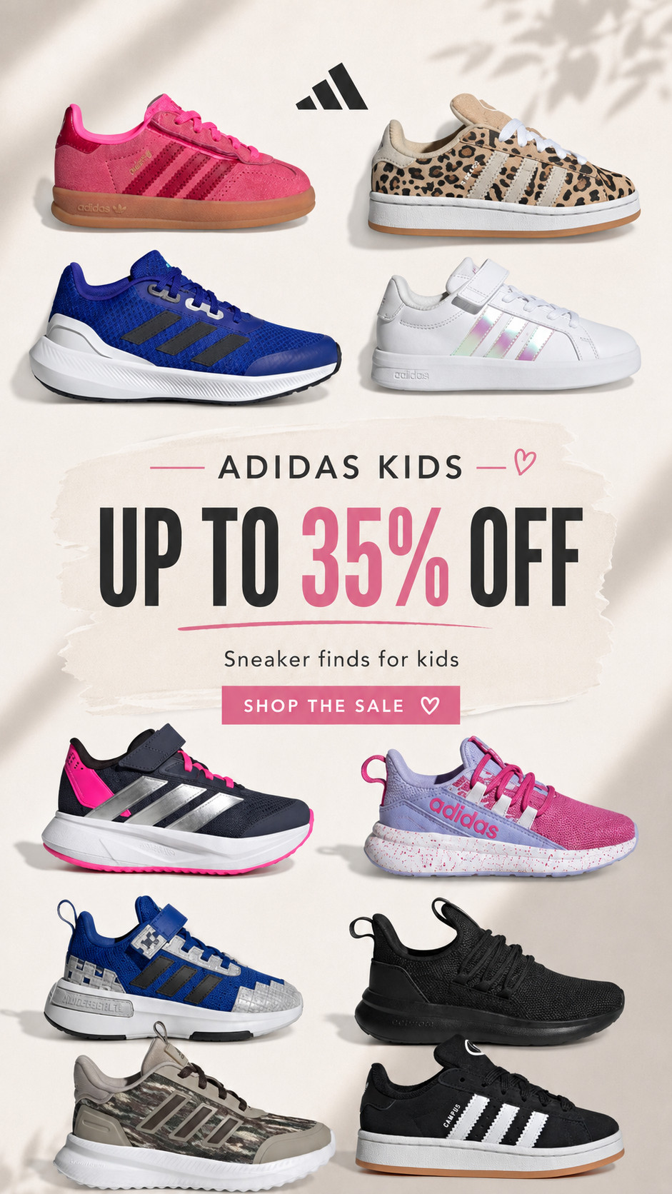 Adidas up to 35% off kids 

 #LTKmomlife #LTKSaleAlert #LTKKids