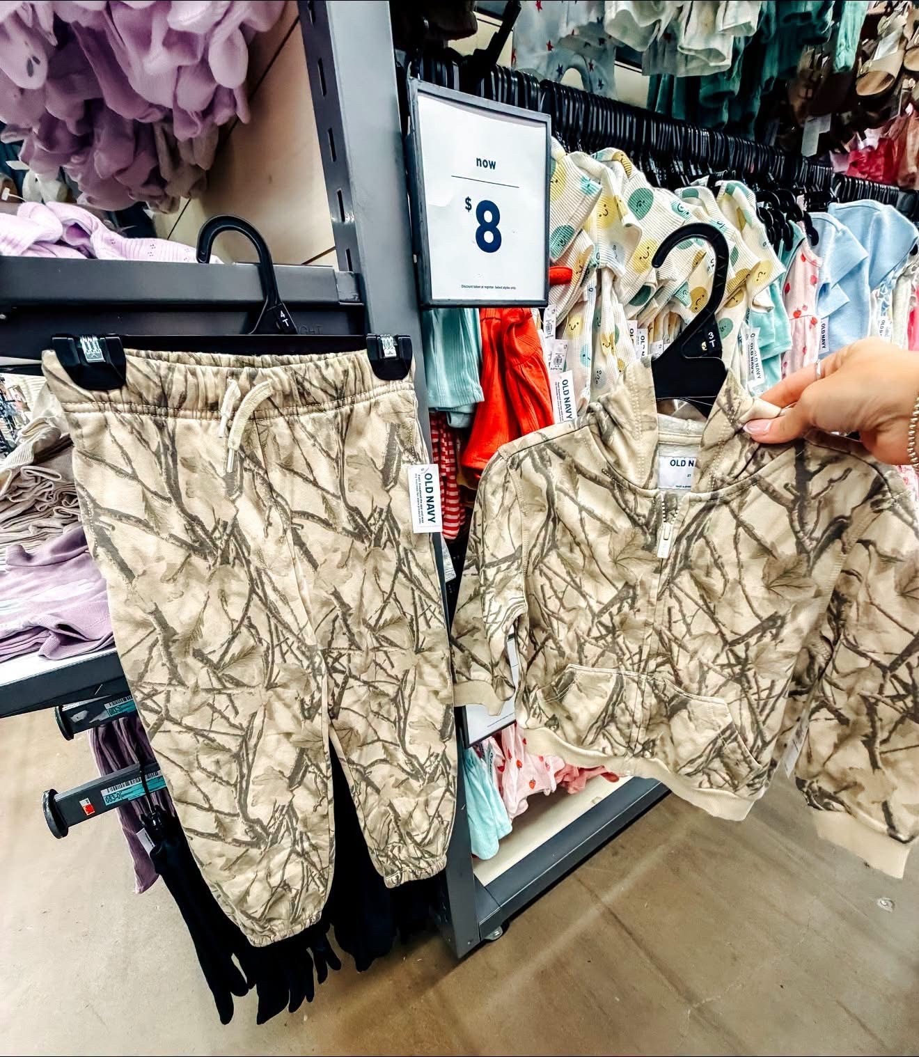 Stoppp… this toddler camo set from Old Navy is so cute! 🦌🤎 The matching hoodie and joggers would be adorable for fall, family outings, or little hunting buddies. And at $8, it’s such a good deal!

#OldNavy #OldNavyKids #ToddlerStyle #ToddlerFashion #FallOutfits #KidsClothes #OldNavyFinds #CamoStyle
