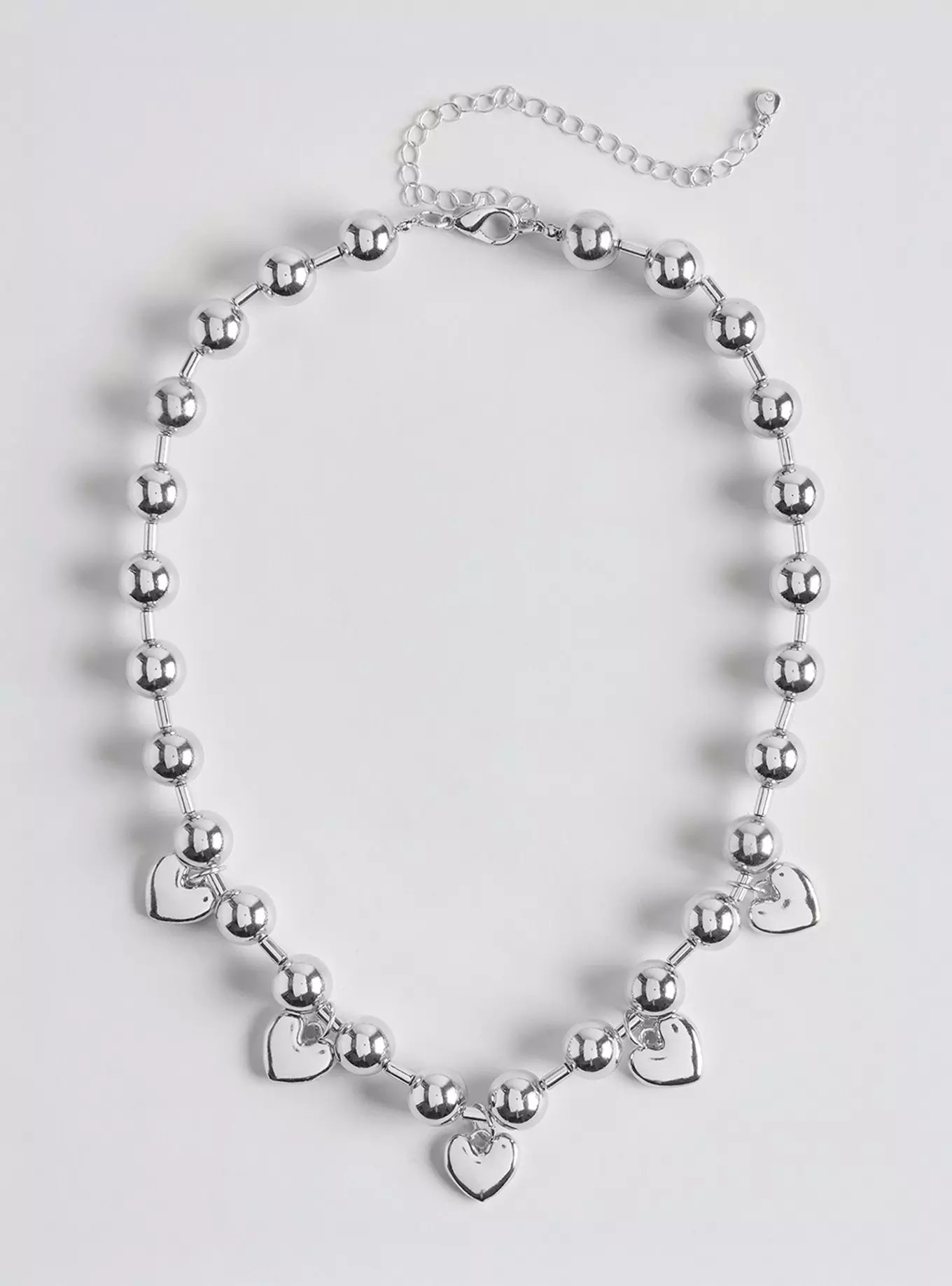 Shot Bead Heart Charm Necklace | Torrid (US & Canada)