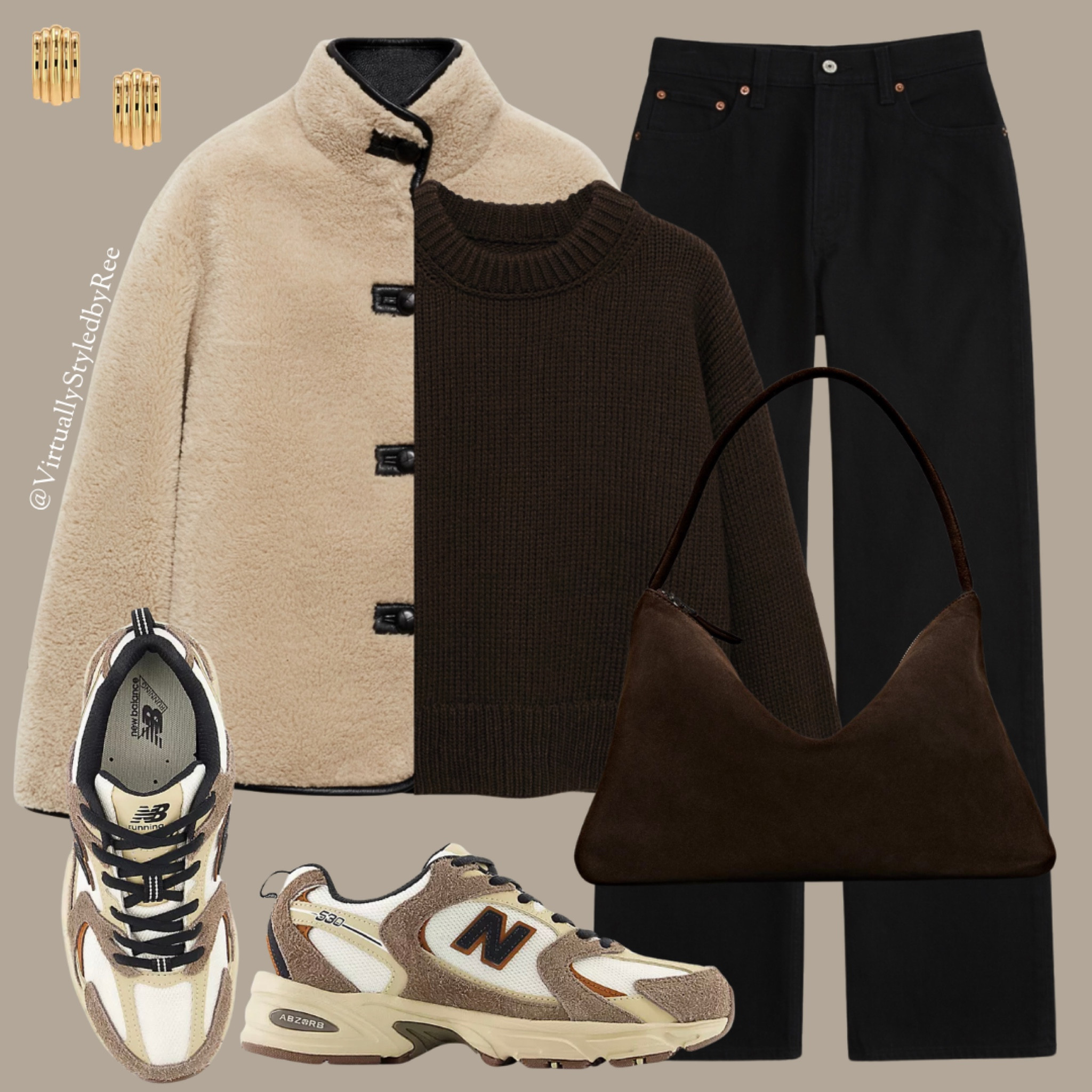 Winter Outfit ❄️ 

Tags: Faux Fur Coat, Fur Coat, Faux Fur Coat, Mango, Abercrombie and Fitch, New Balance 530 Brown, Brown Knot, Brown Jumper, Black Jeans, Suede Brown Bag, Gold Earrings, Anine Bing, Massimo Dutti Bag, Brown Outfit, Cocoa Outfit, Chocolate Outfit, Casual, Casual Style

#LTKeurope #LTKuk #LTKwinter