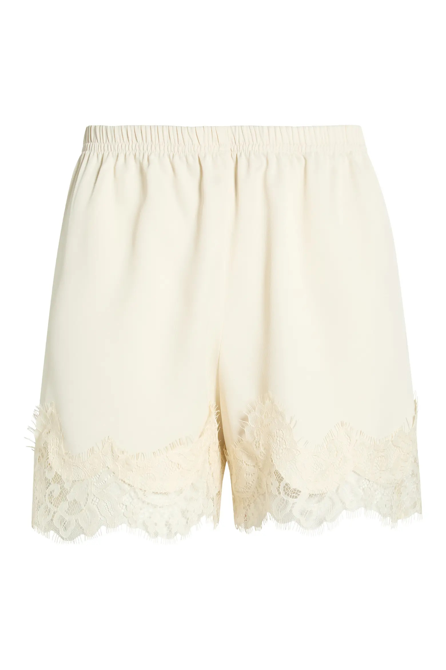 Lace Trim Satin Shorts (Women) | Nordstrom | Nordstrom