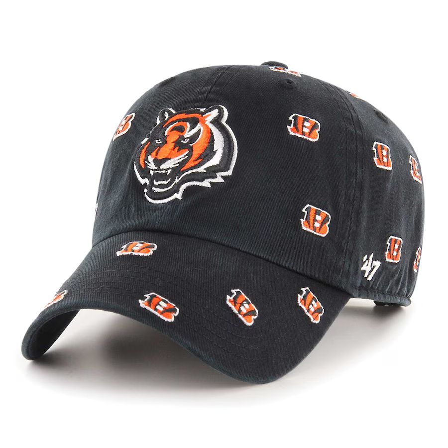 Cincinnati Bengals '47 Unisex Confetti Clean Up Adjustable Hat - Black | Lids