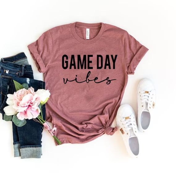 Game Day Shirt Football Shirt College Football Mom Shirt - Etsy | Etsy (US)