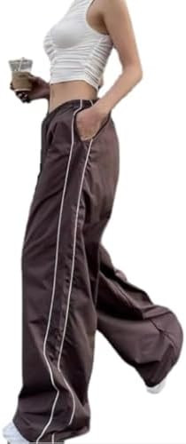XPONNI Women's Baggy Y2K Parachute Pants | Amazon (US)
