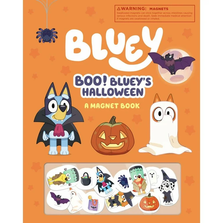 Boo! Bluey's Halloween: A Magnet Book (Board Book) | Walmart (US)