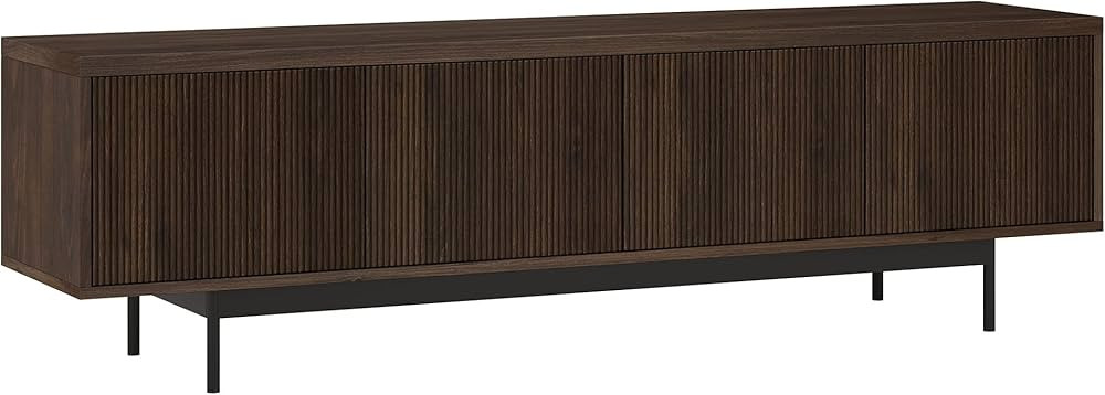 Henn&Hart Whitman TV Stand, 70" Wide, Brown | Amazon (US)