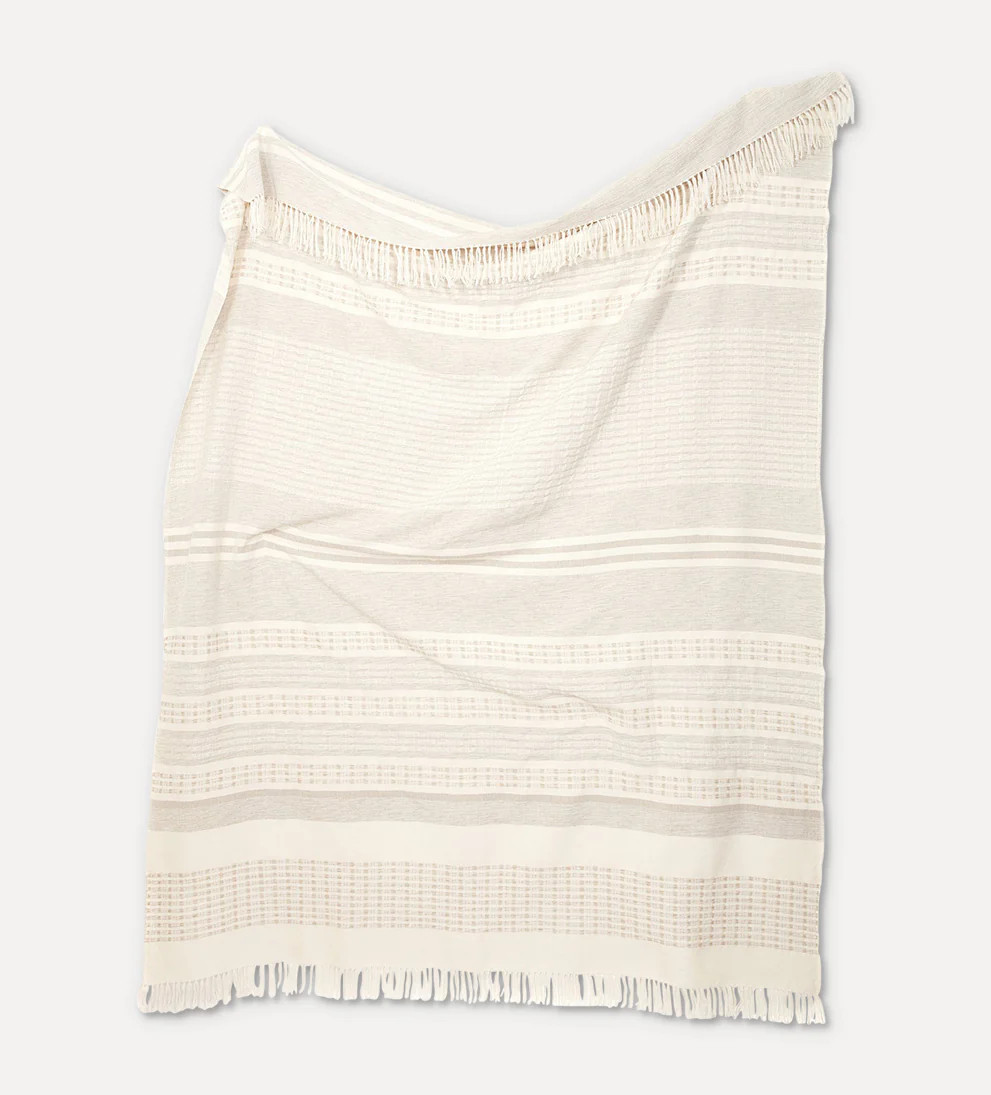 Paloma Throw in Cream | Le Maé by Lindye