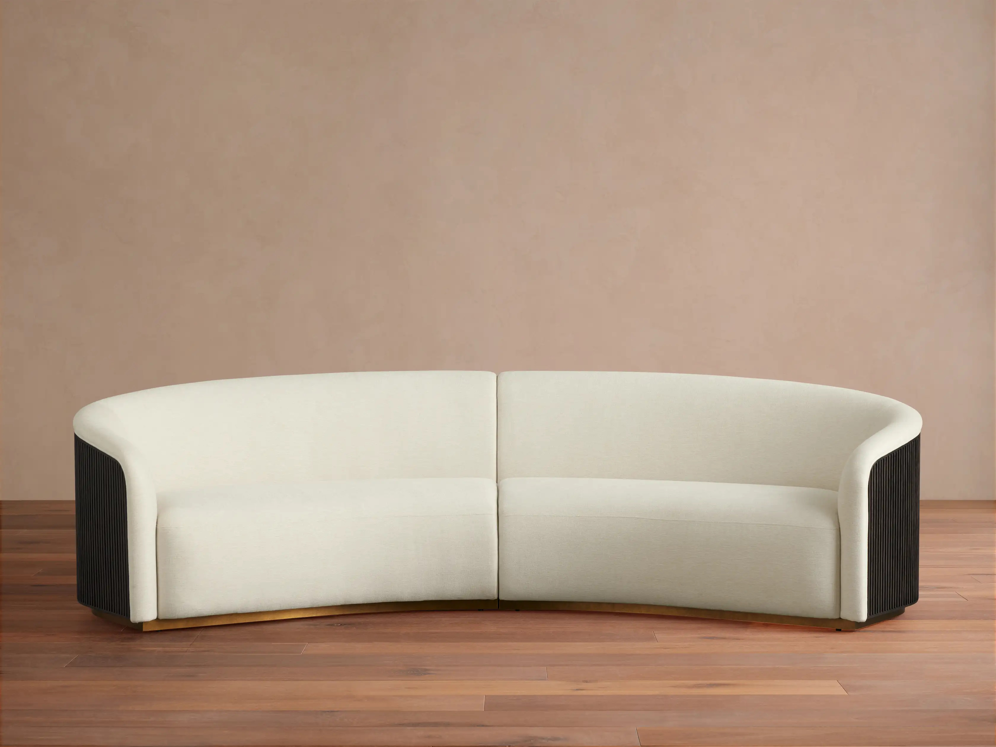 Finnley Two-Piece Curved Sectional | Arhaus