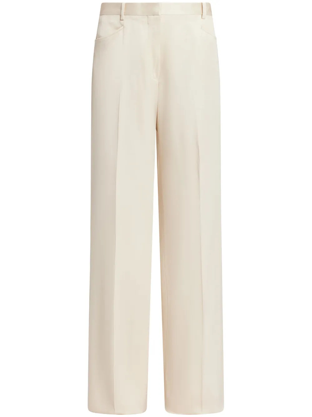 pressed-crease tailored trousers | Farfetch Global