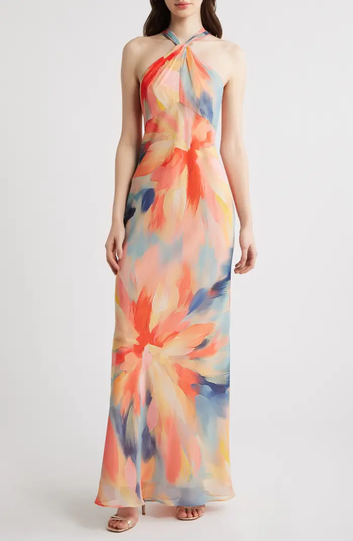 Sleeveless Chiffon Dress | Nordstrom