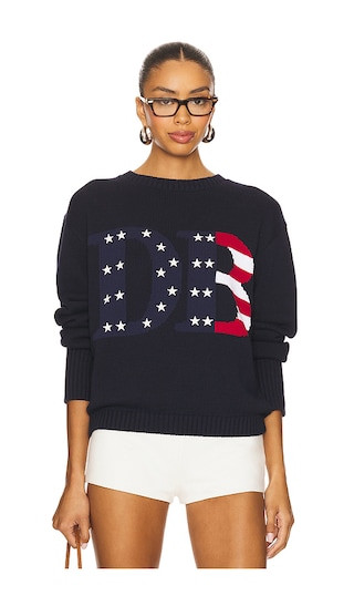 American Summer Sweater in Navy | Revolve Clothing (Global)