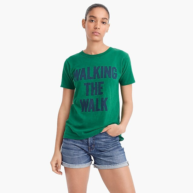 "Walking the walk" T-shirt | J. Crew US