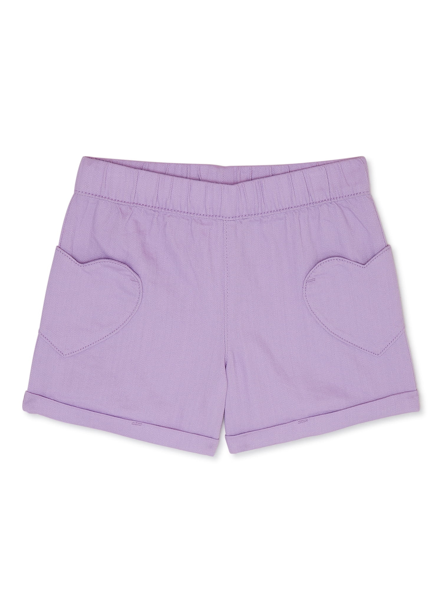365 Kids from Garanimals Girls' Pull On Denim Shorts, Sizes 4-10 - Walmart.com | Walmart (US)