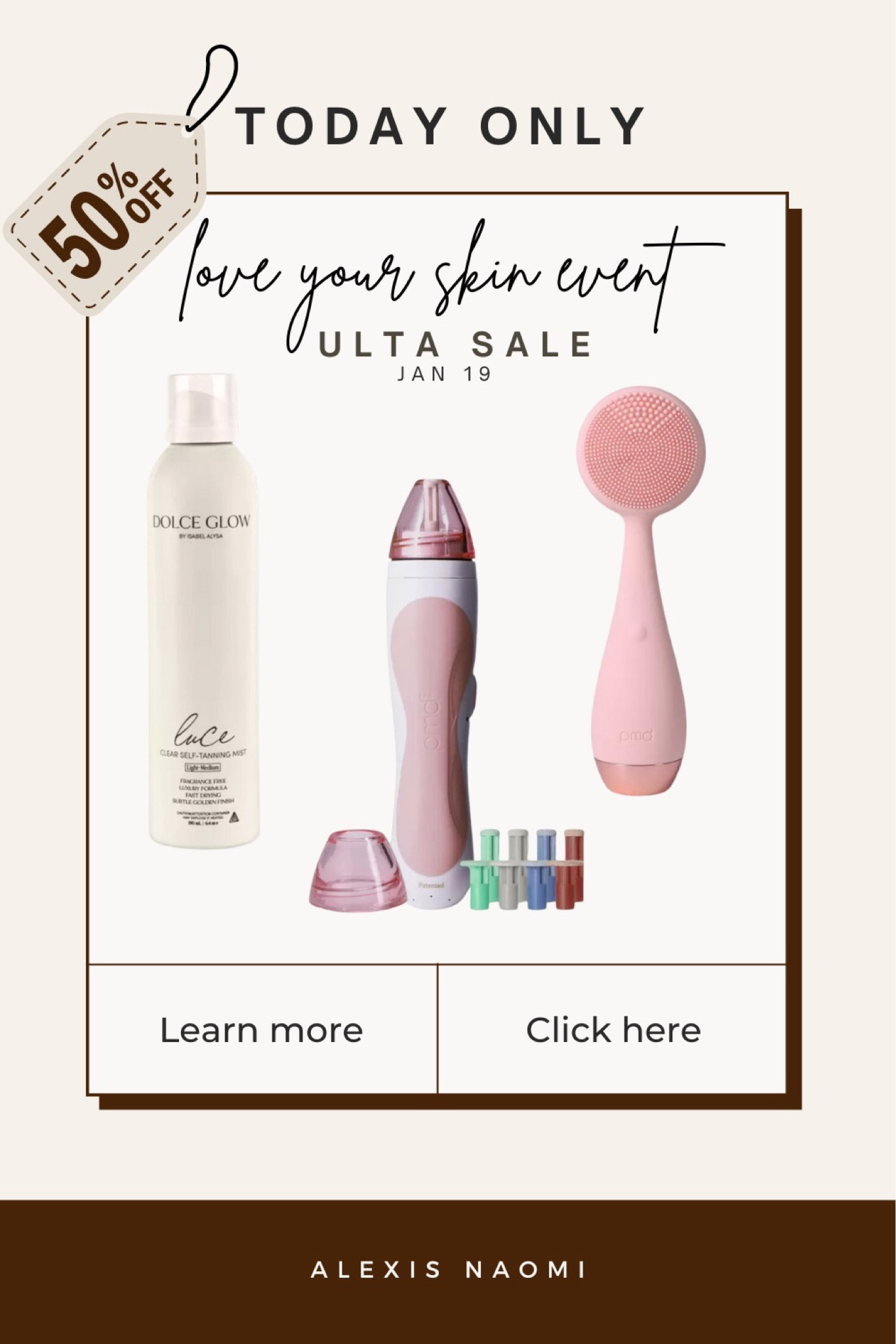 ALERT: Ulta sale TODAY ONLY!

Select items are 50% off for the Ulta Love Your Skin Event! More deals tomorrow!

#LTKSeasonal #LTKsalealert #LTKbeauty