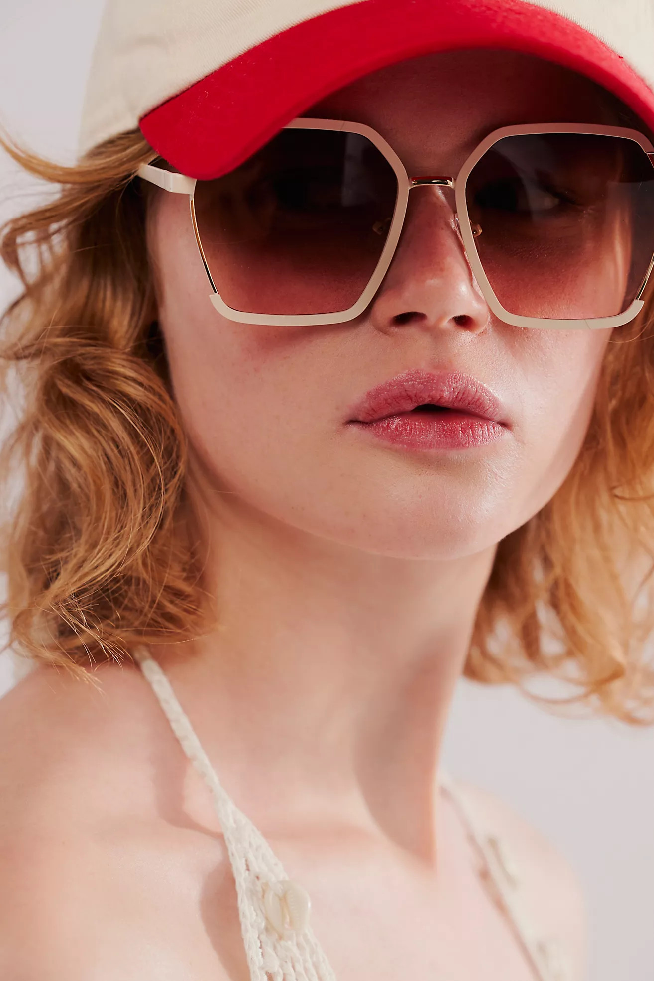 Sage Oversized Square Sunnies | Free People (Global - UK&FR Excluded)