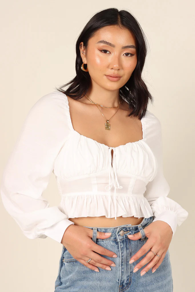 Claire Top - White | Petal & Pup (US)